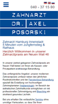 Mobile Screenshot of dr-posorski.de